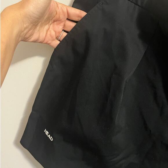 Vintage Deadstock HEAD Tennis Short Shorts 80s 90s Mens 5" Inseam w/Pleats Black - Picture 6 of 9